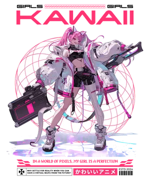 Japanese_Anime_Kawaii Japan Anime Girl Y2K Futuristic Fashion Waifu (1).png