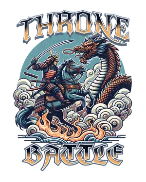 Samurai_Japones_Throne Battle T-Shirt Design Template.png